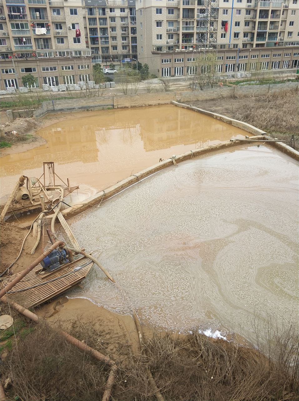 北大镇沉淀池淤泥清理-厂区废水池淤泥清淤