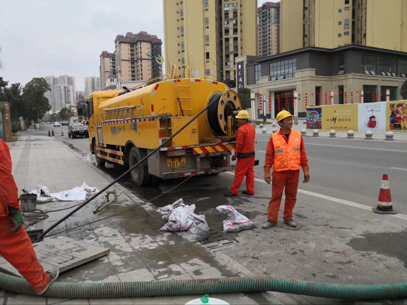 北大镇排污管道清淤-管道清洗